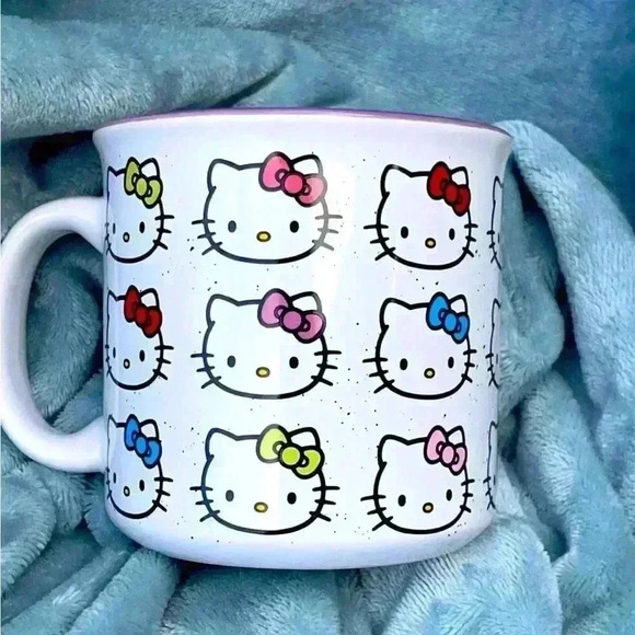 Hello Kitty Oversized Ceramic Colorful Mug - Picture 1 of 5